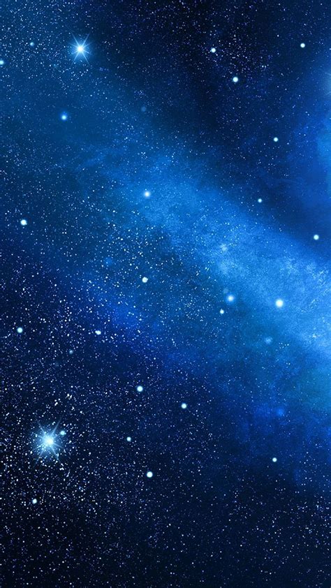 Blue Space Wallpaper