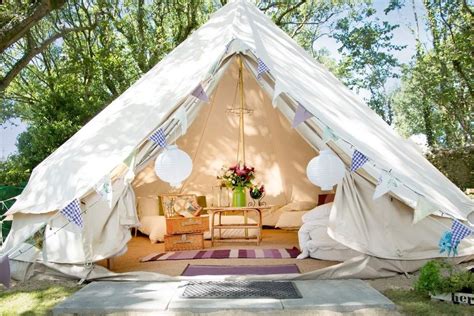 15+ Awesome Vintage Bell Tent Ideas #GlampingIsRad | Bell tent, Glamping holidays, Tent glamping