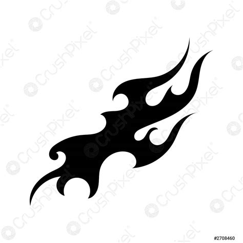 Tribal flame vector symbol image template - stock vector 2708460 | Crushpixel