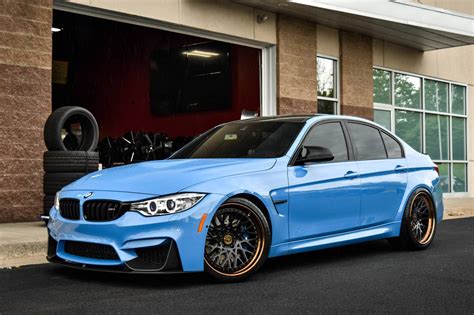 Sky Blue BMW M3 F30 on Avant Garde Sport Wheels — CARiD.com Gallery