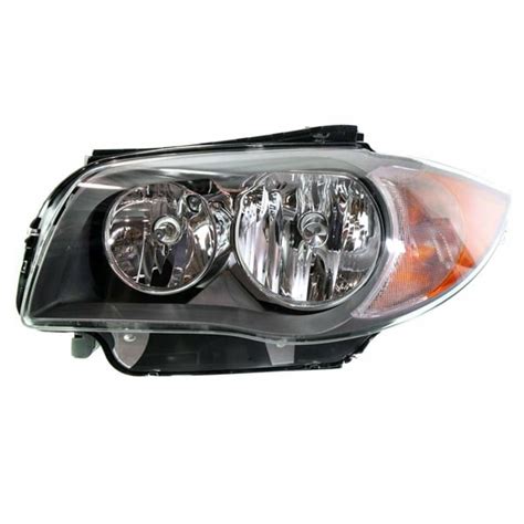 08-11 BMW 1-Series Front Headlight Headlamp Halogen Head Light Lamp Driver Side - Walmart.com ...