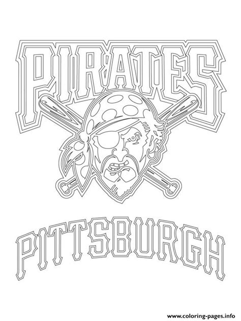 Pittsburgh Pirates Coloring Pages - Learny Kids