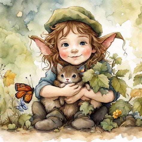 Gnomes Painting Free | Fantasy art dolls, Fairy artwork, Gnome paint