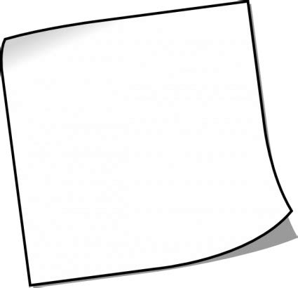 Blank White Paper - ClipArt Best