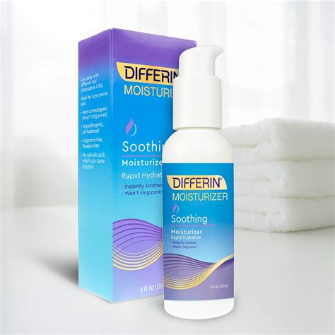 Differin Soothing Moisturizer for Sensitive Skin, 1 pack, 4oz ( Packaging May Vary ) - Buy ...