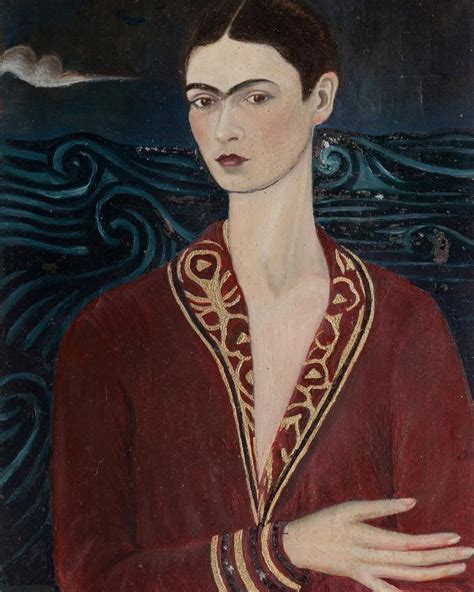 Self Portrait in a Velvet Dress. Frida Kahlo, 1926. #fridakahlo #art #arthistory ...