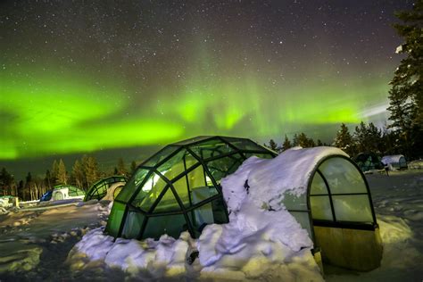 Travel Northern Lights at Kakkslautanen Glass Igloo. Aurora Borealis | Northern lights trips ...