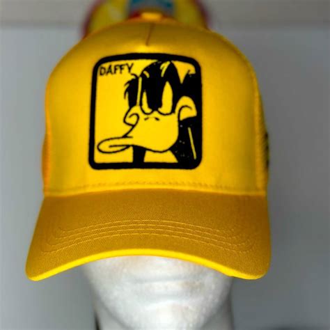 Trucker Hat Daffy Duck Space Jam Tune Squad Adjustable Snapback Hat | Grailed