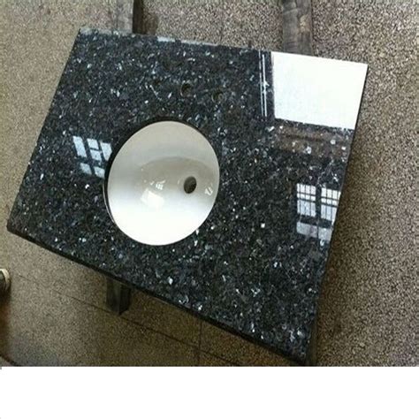 Bathroom Vanity Tops | Countertop and Vanity Tops - Blue Pearl Granite Bathroom Countertop