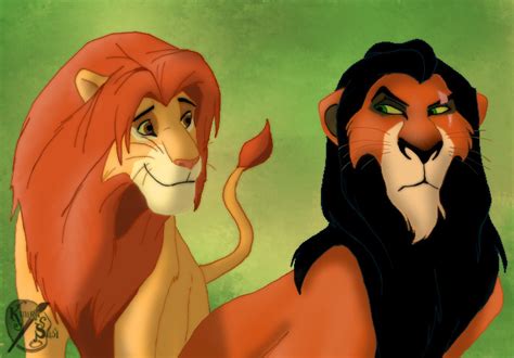 Simba and Scar by Kuurasusi on DeviantArt