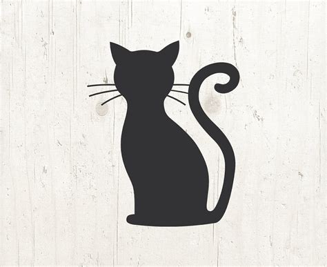 Black Cat Svg, Halloween Svg, Cat Svg, Halloween Cat Svg, Halloween ...