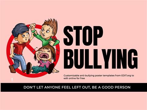 Anti Bullying Posters High School