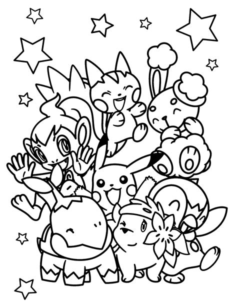 Free Pokemon Black And White Coloring Pages, Download Free Pokemon ...