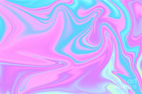 Holographic background in neon colors. Digital Art by Beautiful Things - Fine Art America