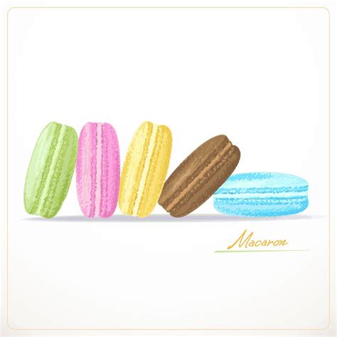 Colorful French Macarons 1211980 Vector Art at Vecteezy