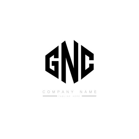 GNC letter logo design with polygon shape. GNC polygon and cube shape logo design. GNC hexagon ...