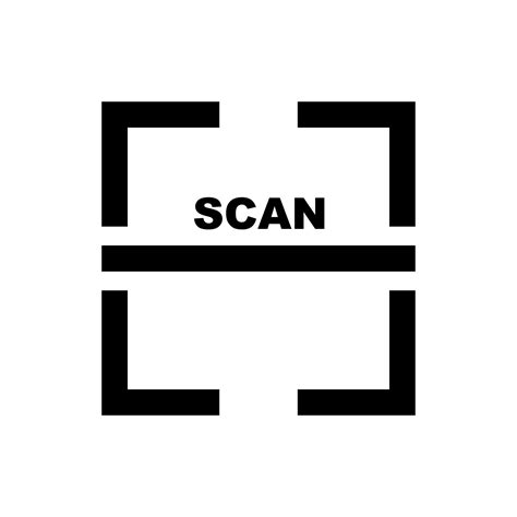 Scan icon and scan logo. Vector. 27739340 Vector Art at Vecteezy