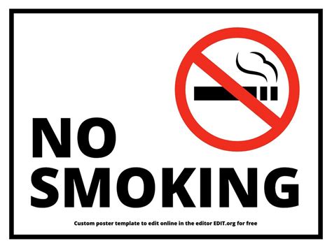 No Smoking Poster - astonishingceiyrs