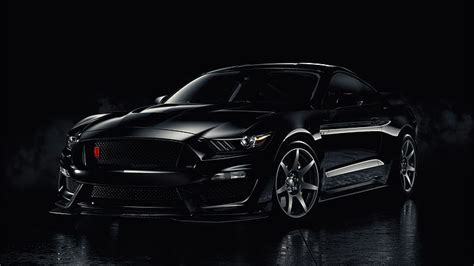 1366x768px | free download | HD wallpaper: Ford, Ford Mustang, Black Car, Muscle Car, Vehicle ...