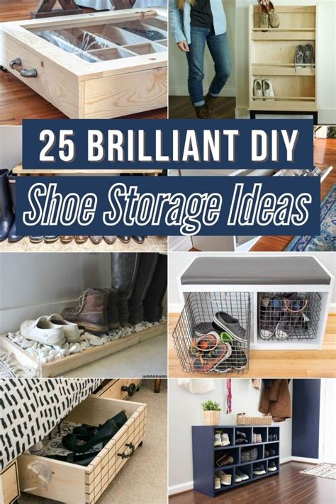 25 Brilliant DIY Shoe Storage Ideas For Your Home - Anika's DIY Life