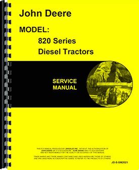 John Deere 820 Tractor Service Manual