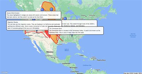 Dust Bowl Map : Scribble Maps