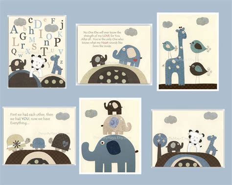 Kids Wall Art Nursery Art Print Baby Boy Nursery Art // - Etsy