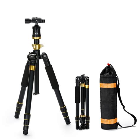 Tripod Head Professional Photographic Portable Tripod To Monopod Ball Head For Digital SLR DSLR ...