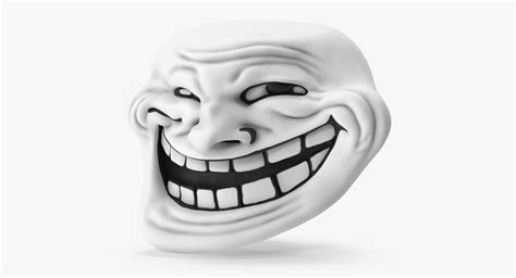 3d Trollface Model