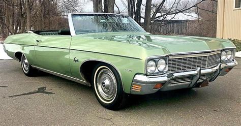 1970 Chevrolet Impala Convertible - 1 Owner - 51,000 Original Miles