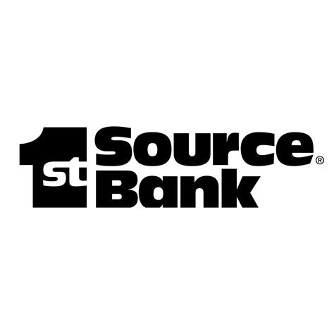 1st Source Bank Logo Black and White – Brands Logos