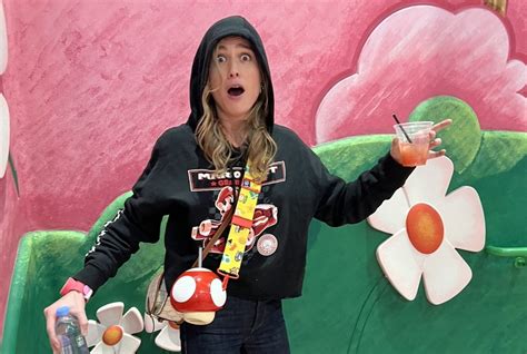 Brie Larson shares pictures of her Super Nintendo World trip | GoNintendo