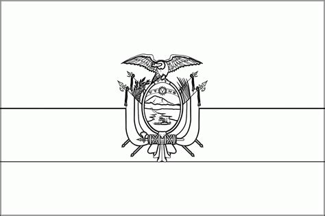 Flag Of Ecuador Coloring Page In 2020 Flag Coloring Pages Coloring | Images and Photos finder