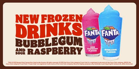 NEWS: Burger King Frozen Fanta Bubblegum & Sour Raspberry - frugal feeds nz