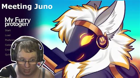 Meeting Juno (My Furry Protogen) - YouTube