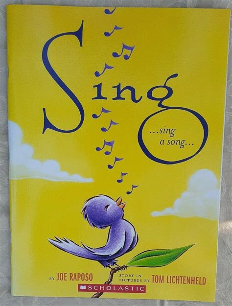 Sing! Sing A Song! (Paperback) | eBay | Picture book, Preschool music, Music book