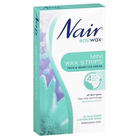 Buy Nair Mini Wax Strips 20 Online at Chemist Warehouse®