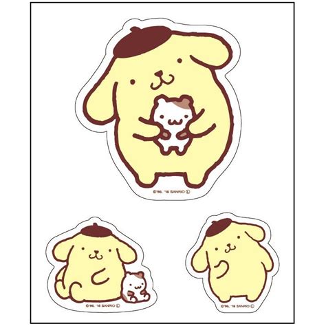 Pompompurin Stickers - The Kitty Shop