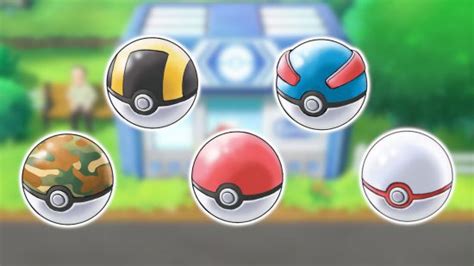 All Pokéball types and their uses