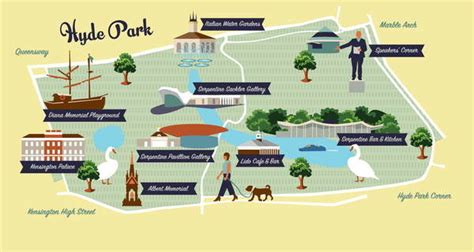 Map of Hyde Park, Huntley, Claire | Reproductions of famous paintings for wall | UKposters