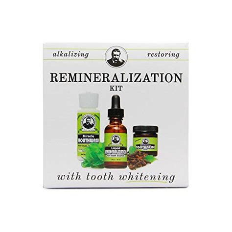 Uncle Harry's Natural Remineralization Kit with Tooth Whitening - 3 Products Strengthen Weak ...