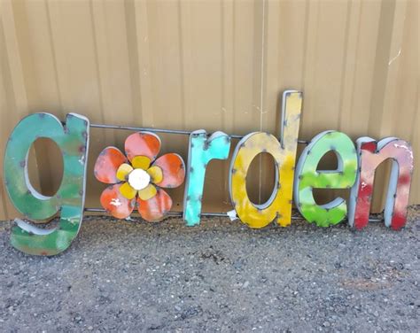 Metal Garden Sign Garden Sign Garden Decor Gardening - Etsy