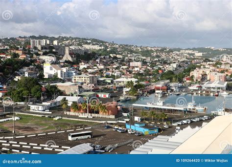 Fort de France, Martinique editorial image. Image of capital - 109264420