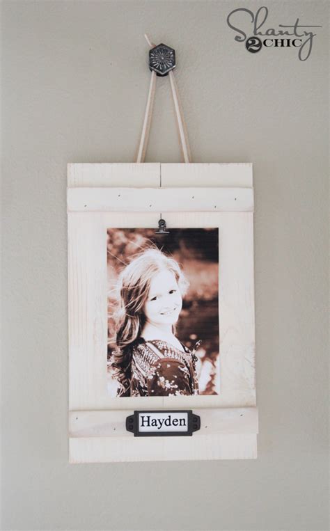 DIY Hanging Frames with Labels - Shanty 2 Chic