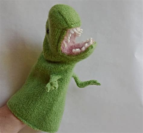 Ravelry: T-Rex Dinosaur Puppet pattern by Cindy Pilon