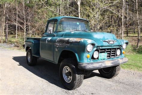 1955 Chevy Napco 3600 4x4 Second Generation 350 V8 Pickup Truck