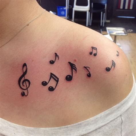 Small Music Note Tattoo for Women | Music tattoos, Music notes tattoo ...