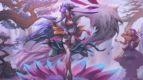 Kindred, Spirit Blossom, LoL, League of Legends, Video Game, Art 4k, HD Wallpaper | Rare Gallery