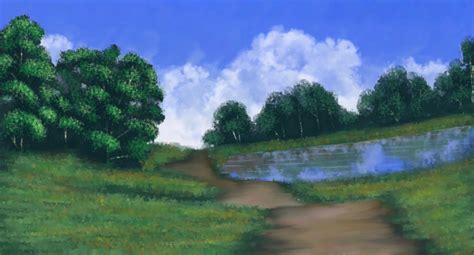 Tux Paint landscape by MiyagiFox on DeviantArt