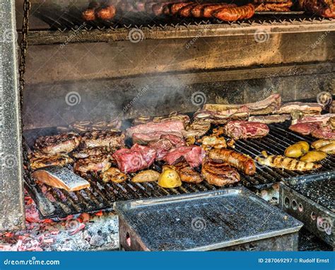 Argentine Food Called Parrillada Served in the La Boca Neighborhood, Buenos Aires, Argentina ...